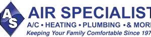Air Specialist air conditioning, heating and plumbing logo